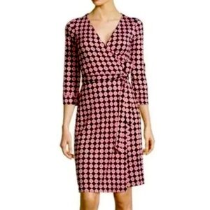 Diane Von Furstenberg Medallion Silk Wrap Dress